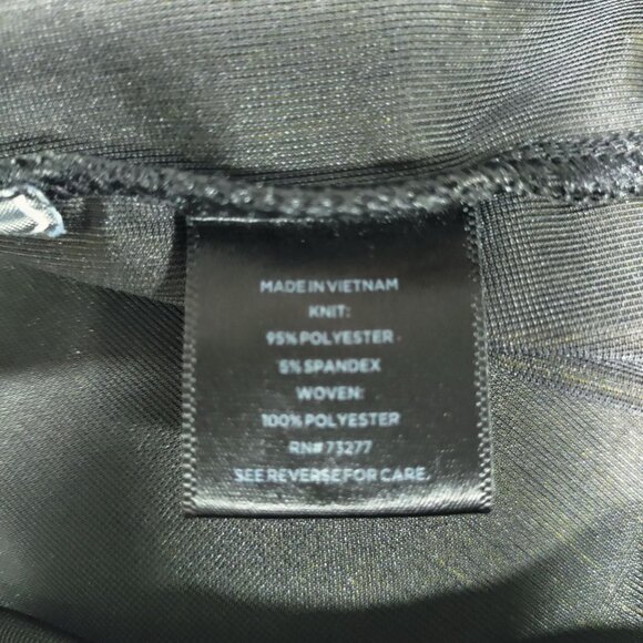 Simply Vera Vera Wang Black Velvet & Sheer Burnout Sleeveless Tunic Top Medium - Picture 9 of 13